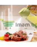 Спрей бутилка двойно пръскане и наливане олио оцет 470 мл